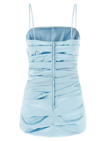 Dolce &amp; Gabbana Stretch Satin Dress Light blue
