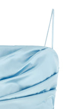 Dolce & Gabbana Stretch Satin Dress Light blue
