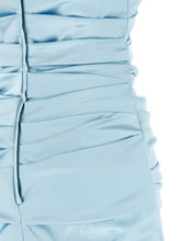 Dolce & Gabbana Stretch Satin Dress Light blue