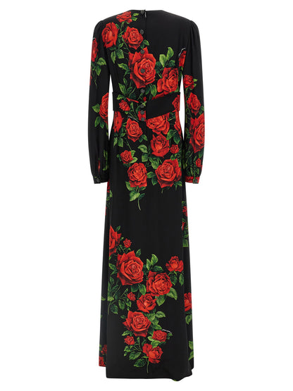 Dolce &amp; Gabbana Rose Dress Red
