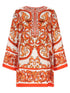 Dolce & Gabbana Maiolica Dress Orange