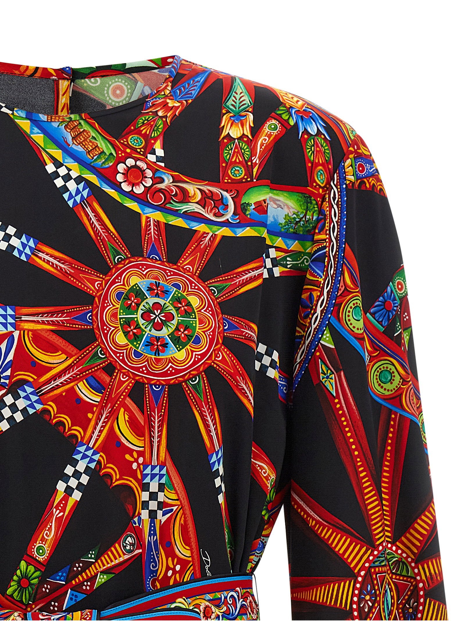 Dolce &amp; Gabbana Carretto Dress Multicolor