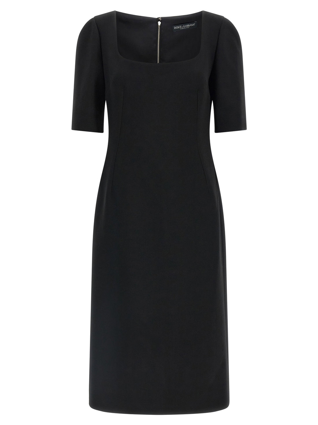 Dolce & Gabbana Double Crêpe Dress Black
