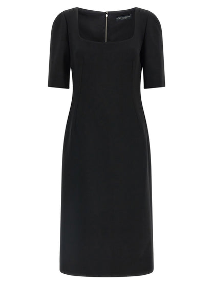 Dolce &amp; Gabbana Double Crêpe Dress Black  