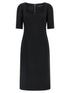 Dolce & Gabbana Double Crêpe Dress Black  