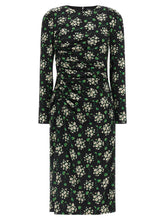 Dolce & Gabbana Flower Print Dress Black