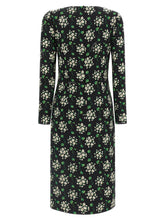 Dolce & Gabbana Flower Print Dress Black