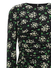 Dolce & Gabbana Flower Print Dress Black