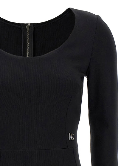 Dolce &amp; Gabbana Logo Dress Black