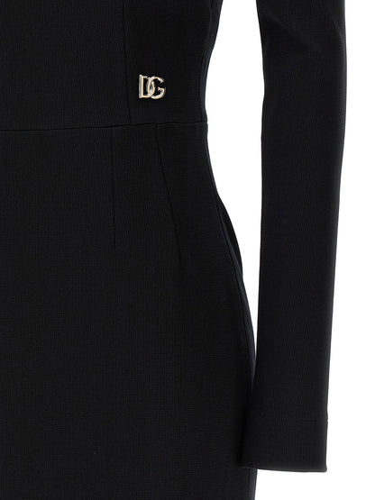 Dolce &amp; Gabbana Logo Dress Black