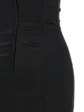 Dolce & Gabbana Black Sicily Bra Corset Dress Black