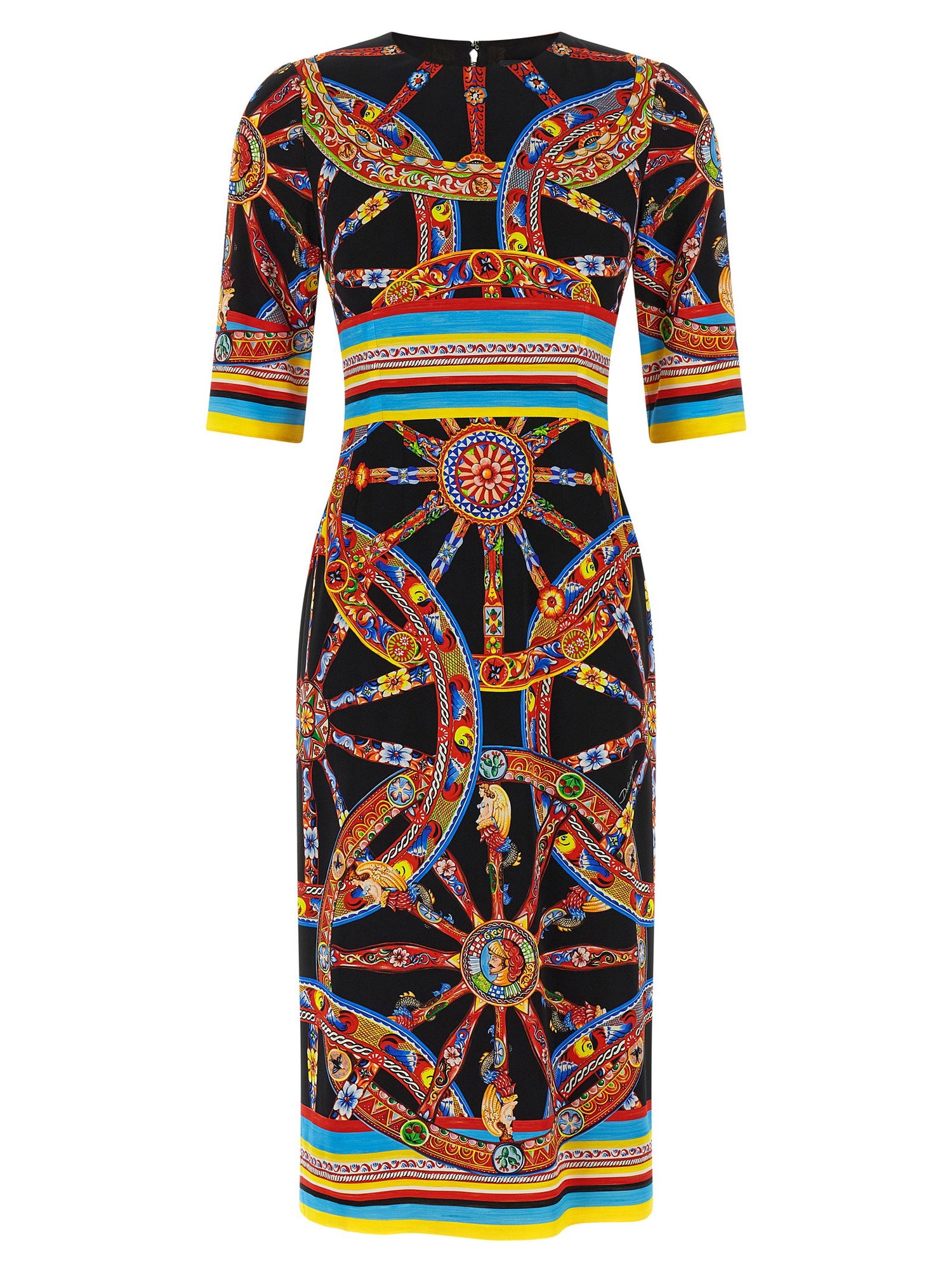 Dolce &amp; Gabbana Carretto Dress Multicolor