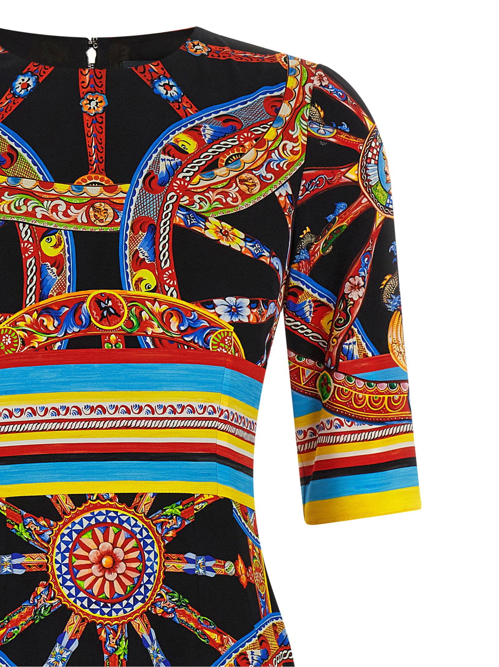 Dolce &amp; Gabbana Carretto Dress Multicolor