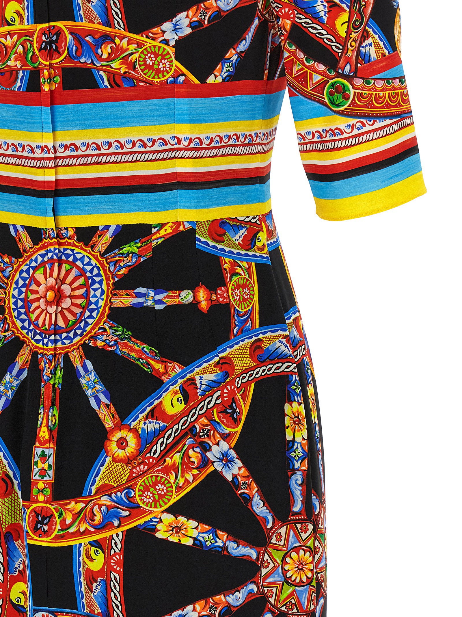 Dolce &amp; Gabbana Carretto Dress Multicolor