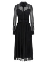 Dolce & Gabbana Chiffon Dress Black