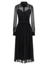 Dolce & Gabbana Chiffon Dress Black