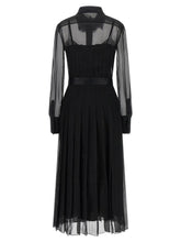 Dolce & Gabbana Chiffon Dress Black