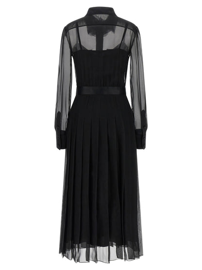 Dolce &amp; Gabbana Chiffon Dress Black