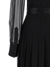 Dolce & Gabbana Chiffon Dress Black