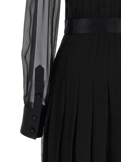 Dolce &amp; Gabbana Chiffon Dress Black