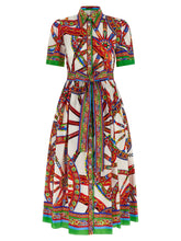 Dolce & Gabbana Carretto Dress Multicolor