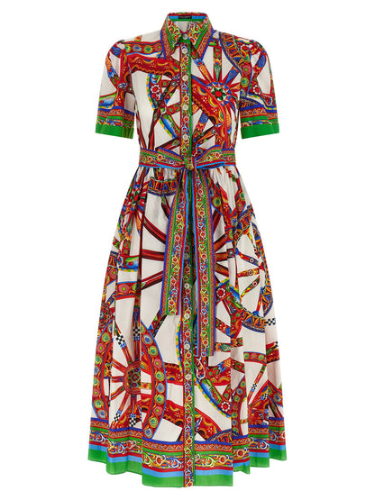 Dolce &amp; Gabbana Carretto Dress Multicolor