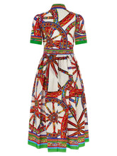 Dolce & Gabbana Carretto Dress Multicolor