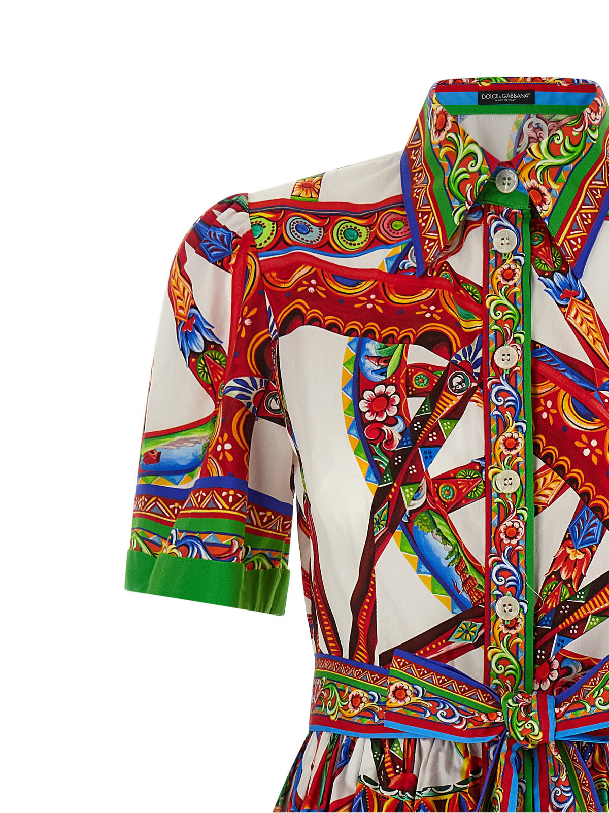 Dolce &amp; Gabbana Carretto Dress Multicolor