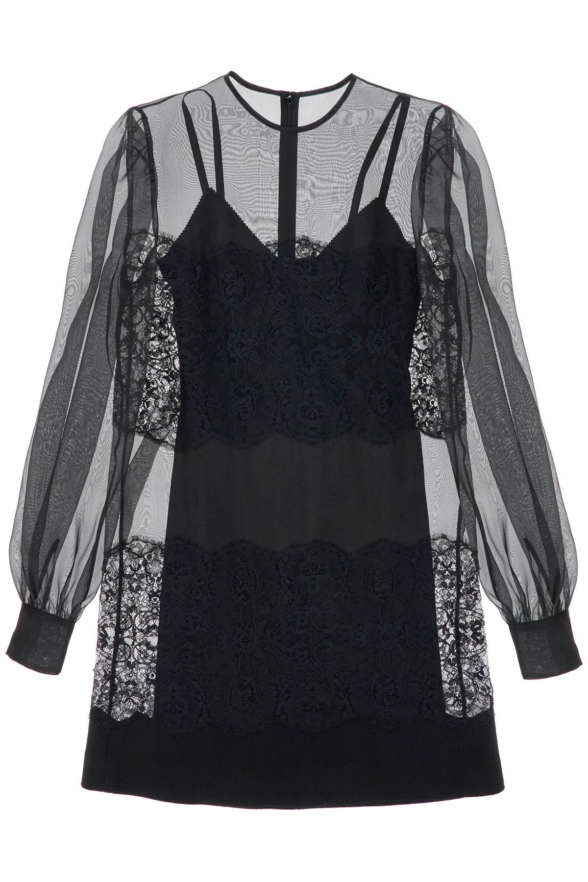 Dolce &amp; Gabbana Short organza and lace dress