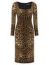Dolce & Gabbana Leo Dress Brown