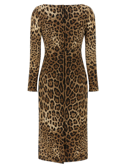 Dolce &amp; Gabbana Leo Dress Brown
