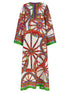 Dolce & Gabbana Carretto Dress Multicolor