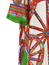 Dolce & Gabbana Carretto Dress Multicolor