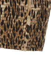 Dolce & Gabbana Sweetheart Neckline Top Brown