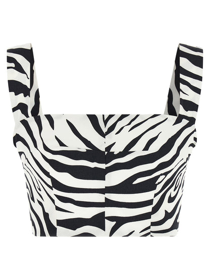 Dolce &amp; Gabbana Zebra Top White/black