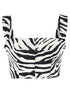 Dolce & Gabbana Zebra Top White/black