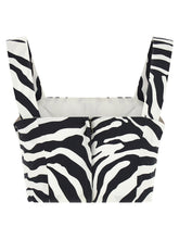 Dolce & Gabbana Zebra Top White/black