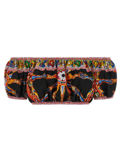 Dolce &amp; Gabbana Carretto Top Multicolor