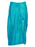 Ganni Sequin Midi Skirt Light blue
