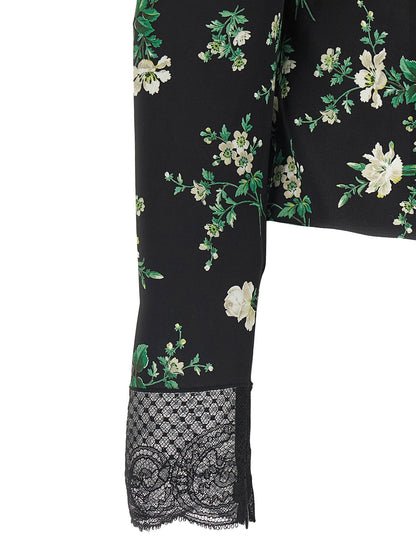 Dolce &amp; Gabbana Flower Print Top Black