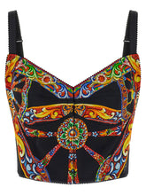 Dolce & Gabbana Carretto Top Multicolor