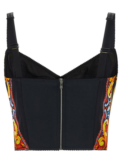 Dolce &amp; Gabbana Carretto Top Multicolor