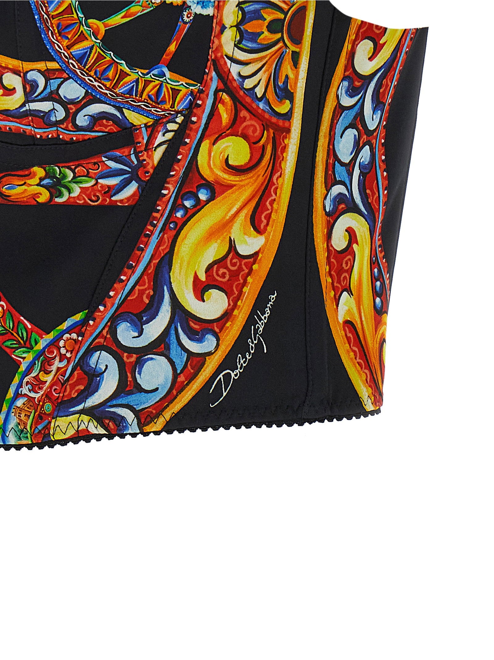 Dolce &amp; Gabbana Carretto Top Multicolor