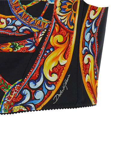 Dolce &amp; Gabbana Carretto Top Multicolor