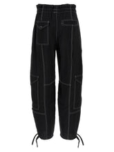 Ganni Light Slub Pocket Pants Black