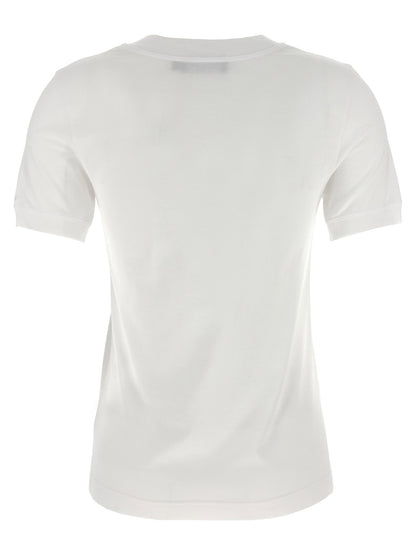 Dolce &amp; Gabbana Logo Embroidery T-shirt White
