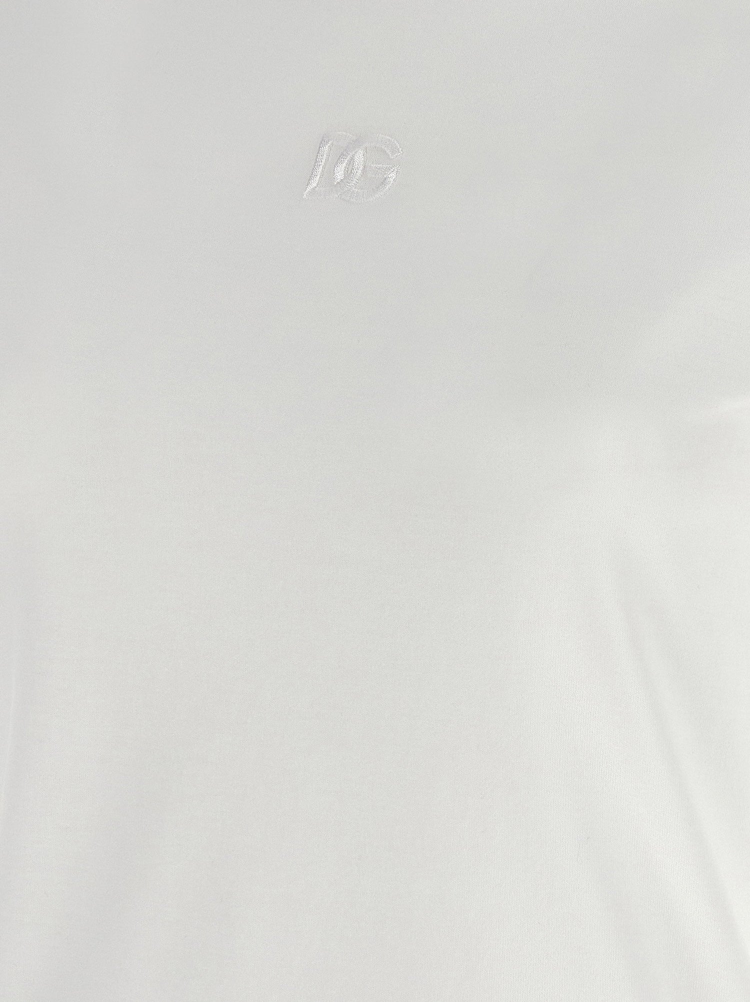 Dolce &amp; Gabbana Logo Embroidery T-shirt White