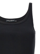 Dolce & Gabbana Ribbed Tank Top Black