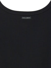 Dolce & Gabbana Ribbed Tank Top Black