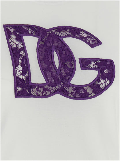 Dolce &amp; Gabbana Lace T-shirt White